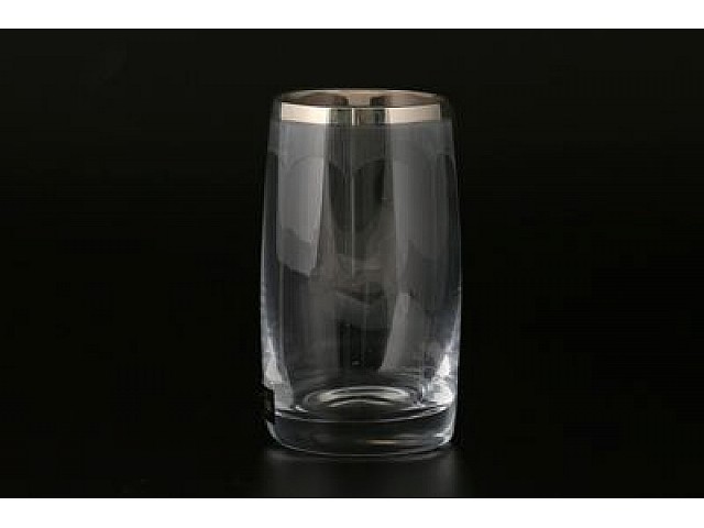 Набор стаканов для воды 250 мл Идеал Платина Crystalite Bohemia 6 шт