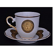 Набор кофейных пар 100 мл Магнолия Медуза Горгона MZ (6 пар)