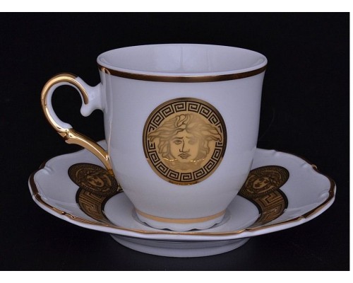 Набор кофейных пар 100 мл Магнолия Медуза Горгона MZ (6 пар)