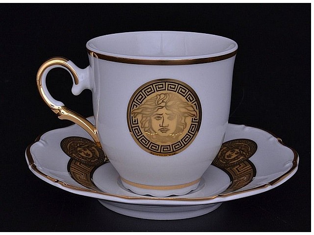 Набор кофейных пар 100 мл Магнолия Медуза Горгона MZ (6 пар)