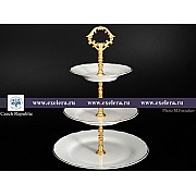 Этажерка (Горка) 3 яруса Офелия Отводка золото MZ