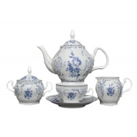 Чайный сервиз Синие розы Bernadotte на 6 персон
