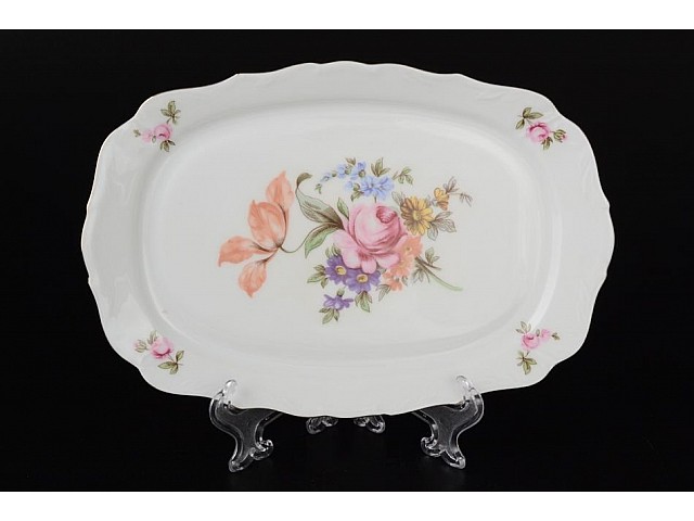 Блюдо прямоугольное 21 см Полевой цветок Корона Queens Crown