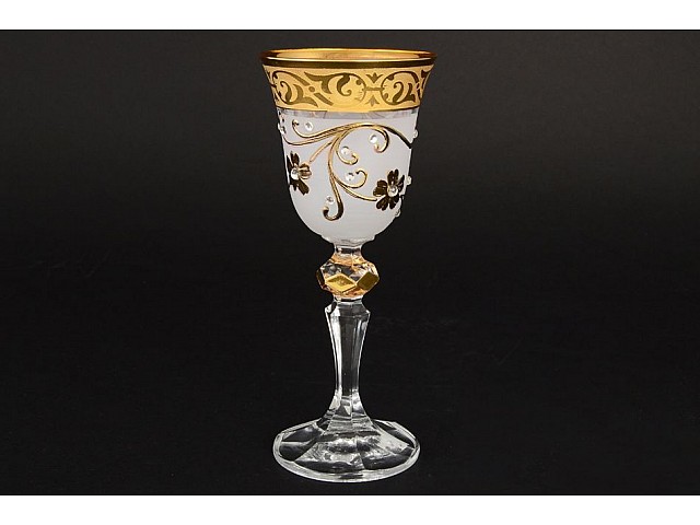 Набор рюмок для водки 60 мл Bohemia Кристина Махараджа Кутка R-G 6 шт