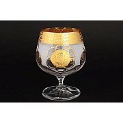 Набор бокалов для бренди Версаче Лев R-G фон Bohemia Crystal