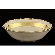 Набор салатников 16 см Анжелика Слоновая кость Золотая лента MZ 6 шт