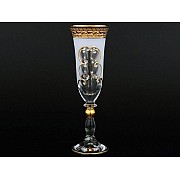 Набор фужеров для шампанского Грация Версачи стразы R-G фон Bohemia