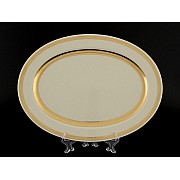 Блюдо овальное 35 см Falkenporzellan Cream Gold 9321