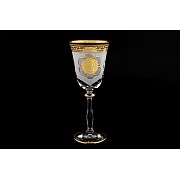 Набор бокалов для вина 250 мл Анжела Версаче Лев R-G фон Bohemia Crystal 6 шт