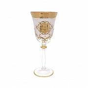 Набор фужеров для вина 185 мл Версачи Богемия Анжела B-G фон Bohemia Crystal
