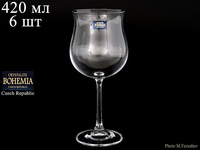 Набор бокалов для вина 420 мл Gourmet wine Crystalite Bohemia 6 шт Набор бокалов для вина 420 мл Gourmet wine Crystalite Bohemia 6 шт