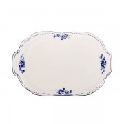 Поднос прямоугольный 23см Бернадотт Синие розы