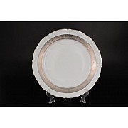 Блюдо круглое 30 см Платиновая полоса Carlsbad