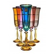 Набор фужеров для шампанского 190 мл Bohemia Crystal