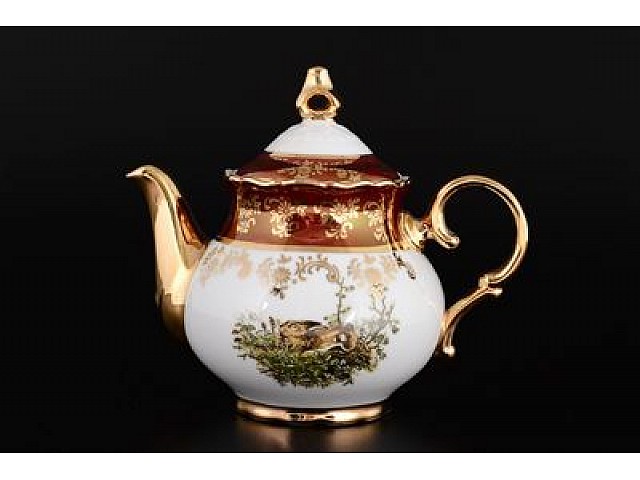 Чайник500 мл Магнолия Охота Красная MZ