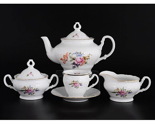 Чайный сервиз MZ Лиана Полевой цветок на 6 персон