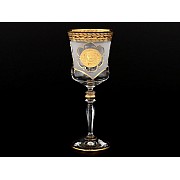 Грейс Набор бокалов для вина 250 мл Версаче Лев R-G фон Bohemia Crystal 6 шт