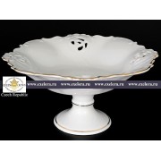 Фруктовница 32 см Белый узор Корона Queens Crown