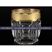 Набор стаканов для виски Сафари матовый B-G фон Bohemia Crystal 250 мл