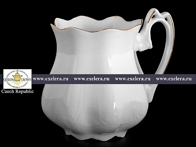 Кружка Белый узор Корона Queens Crown 300 мл
