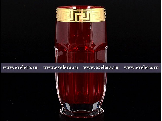 Набор стаканов для воды Костка Сафари Рубин Bohemia Crystal 6 шт Набор стаканов для воды Костка Сафари Рубин Bohemia Crystal 6 шт