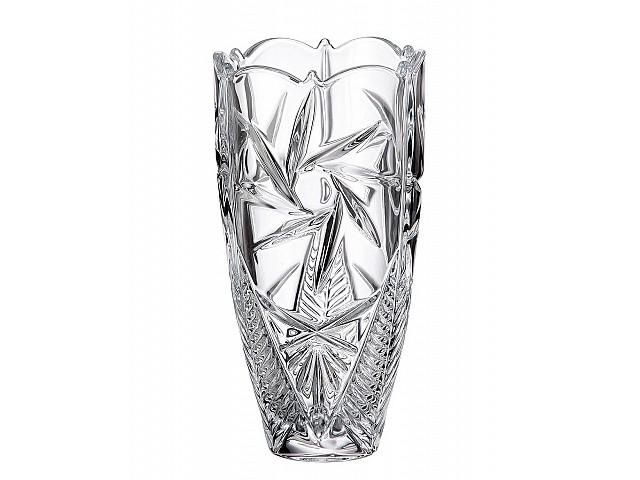 Ваза для цветов Pinwheel Crystalite Bohemia широкая 25 см