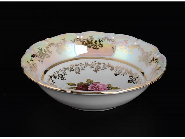 Набор салатников 13 см Офелия Роза перламутр MZ 6 шт