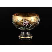 Конфетница Bohemia Evpas Алые розы16 см