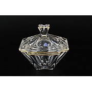 Конфетница с крышкой 15 см R-G Bohemia Crystal