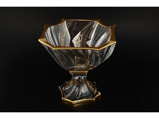 Конфетница на ножке 25 см R-G Bohemia Crystal