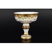 Конфетница Bohemia Лепка Белая B-L 15 см 22954