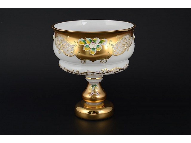 Конфетница Bohemia Crystal 21 см И-В белый