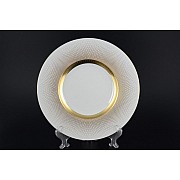 Набор тарелок 27 см Falkenporzellan Rio white gold 6 шт