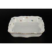 Блюдо 29 см Мелкие цветы отводка золото Корона Queens Crown