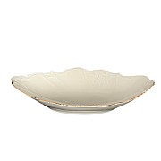 Блюдо для хлеба 34 см Бернадотт Белый узор BE-IVORY