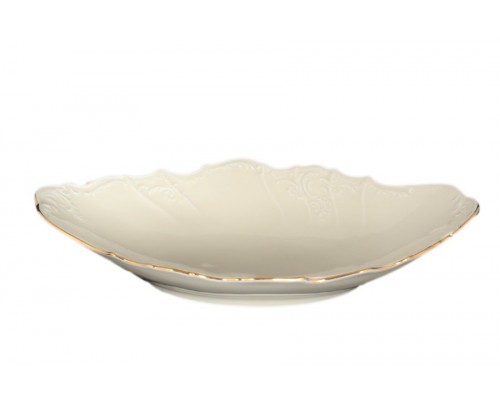 Блюдо для хлеба 34 см Бернадотт Белый узор BE-IVORY