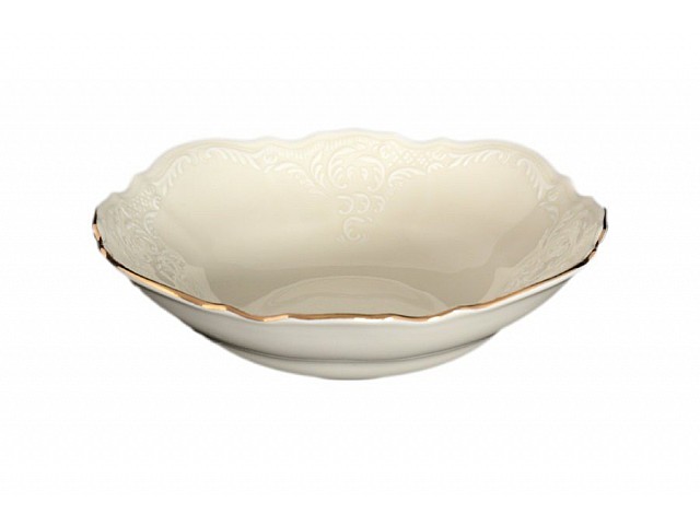 Набор салатников 13 см Бернадотт Белый узор BE-IVORY 6 шт