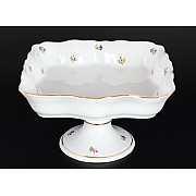 Салатник квадратный 29 см Мелкие цветы отводка золото Корона Queens Crown