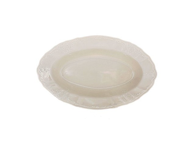 Блюдо овальное 24 см Бернадотт Недекорированный BE-IVORY