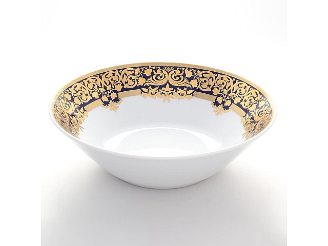 Салатник Falkenporzellan Natalia Cobalt Gold 24 см