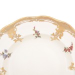 Набор тарелок глубоких Carlsbad Аляска Мелкие цветы Слоновая костьr 23 см