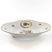 Блюдо глубокое Queen's Crown Мейсенский букет 34 см