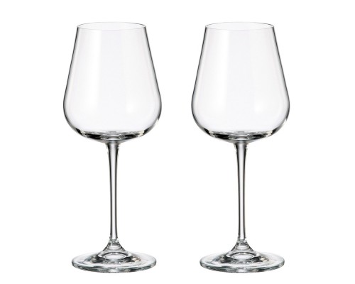 Набор бокалов для вина Crystalite Bohemia Аrdea/Amuddsen 450 мл (2 шт)