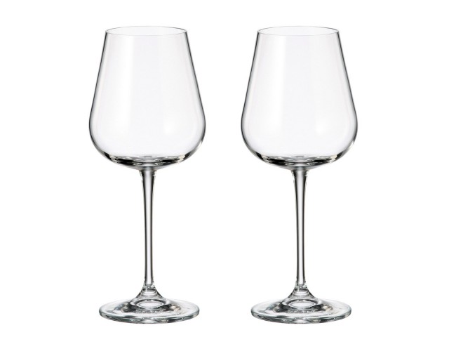 Набор бокалов для вина Crystalite Bohemia Аrdea/Amuddsen 450 мл (2 шт)