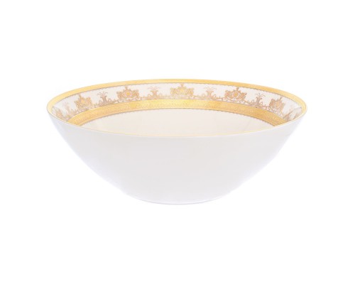 Салатник Falkenporzellan Constanza Creаm Saphir Gold 24 см