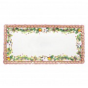 Блюдо прямоугольное Repast Christmas world Green 37*18 см