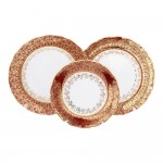 Столовый сервиз Queen's Crown Aristokrat Лист красный на 6 персон 27 предметов