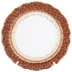 Столовый сервиз Queen's Crown Aristokrat Лист красный на 6 персон 27 предметов