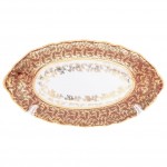 Столовый сервиз Queen's Crown Aristokrat Лист красный на 6 персон 27 предметов