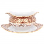 Столовый сервиз Queen's Crown Aristokrat Лист красный на 6 персон 27 предметов